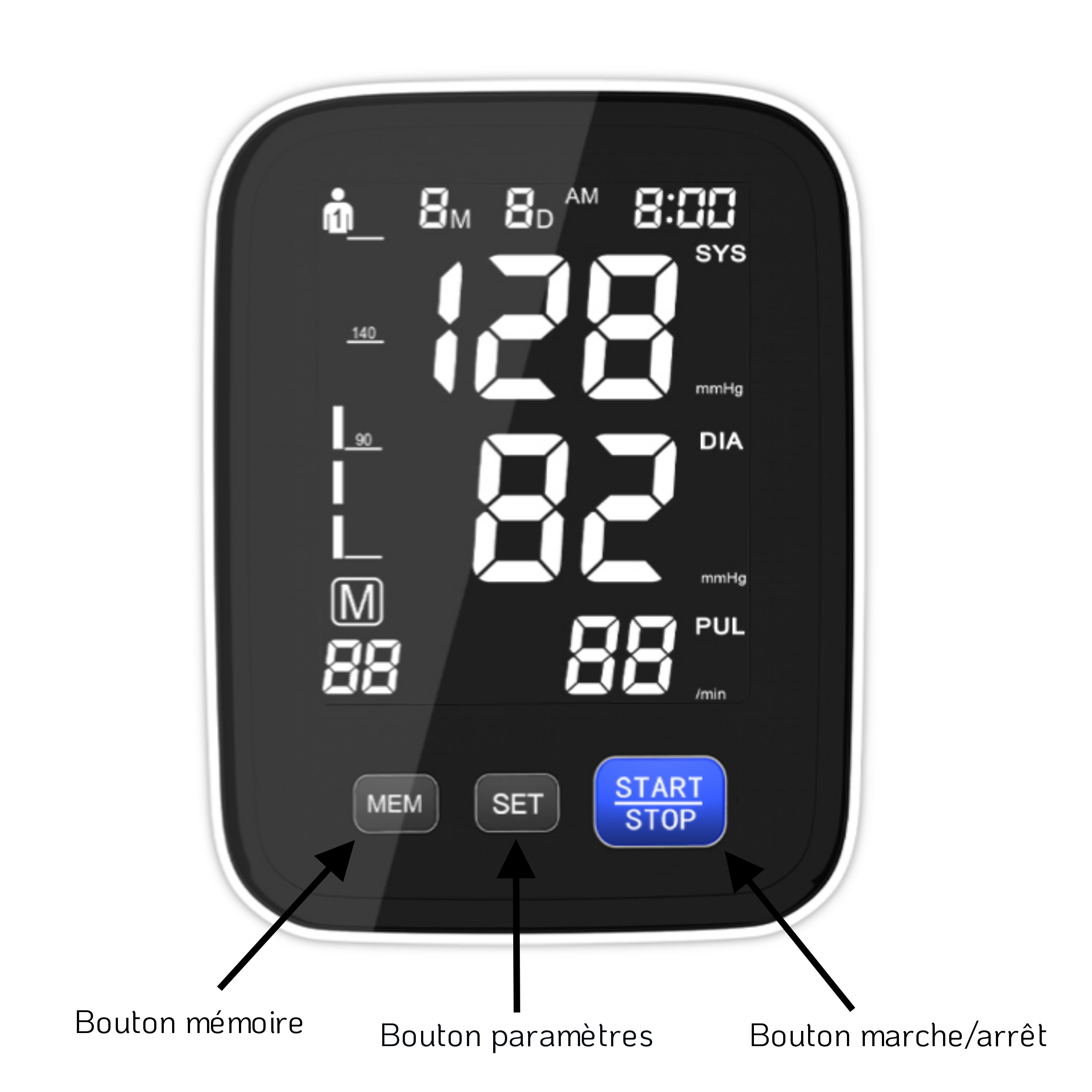 Tensiometre bras Safe Healthcare