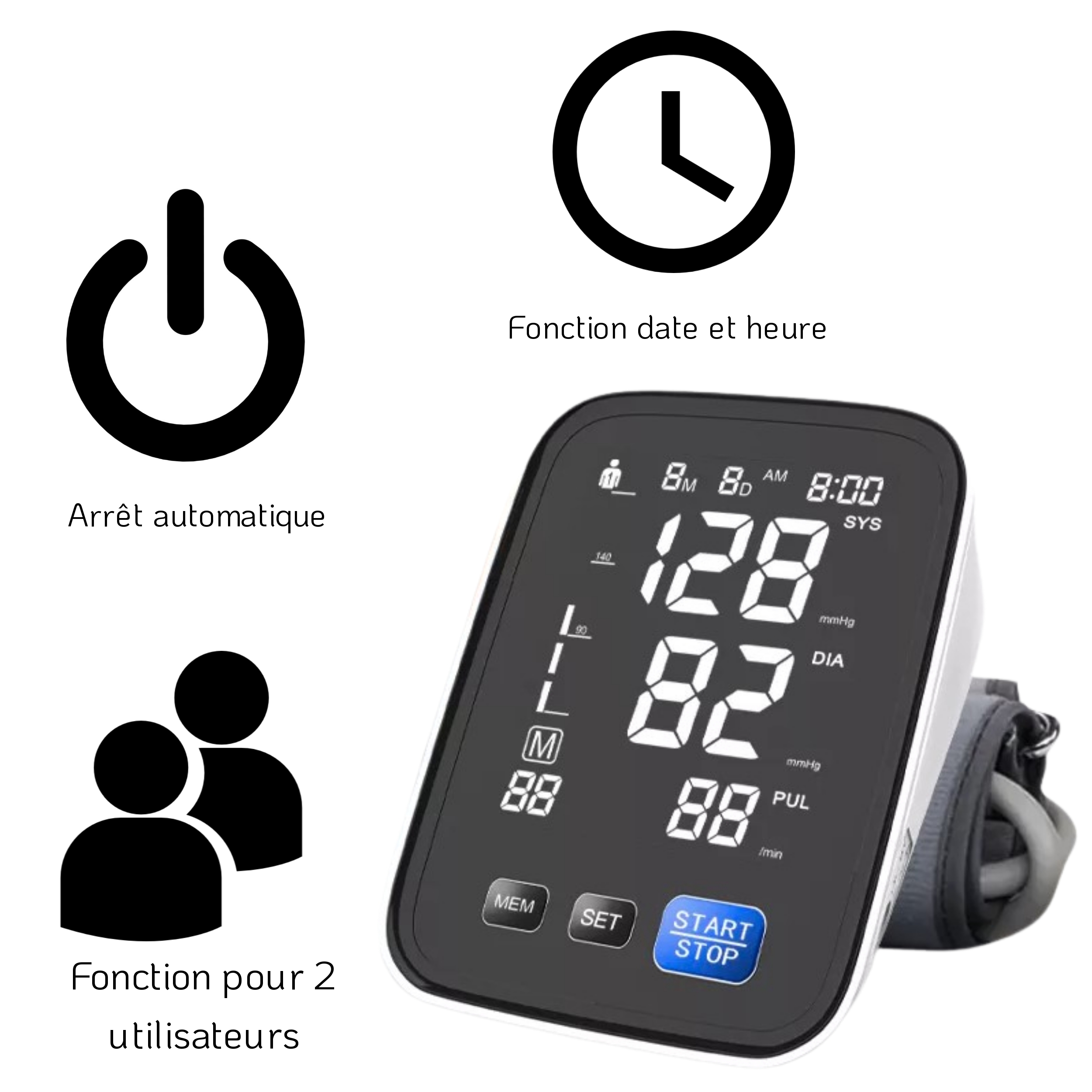 Tensiometre bras Safe Healthcare