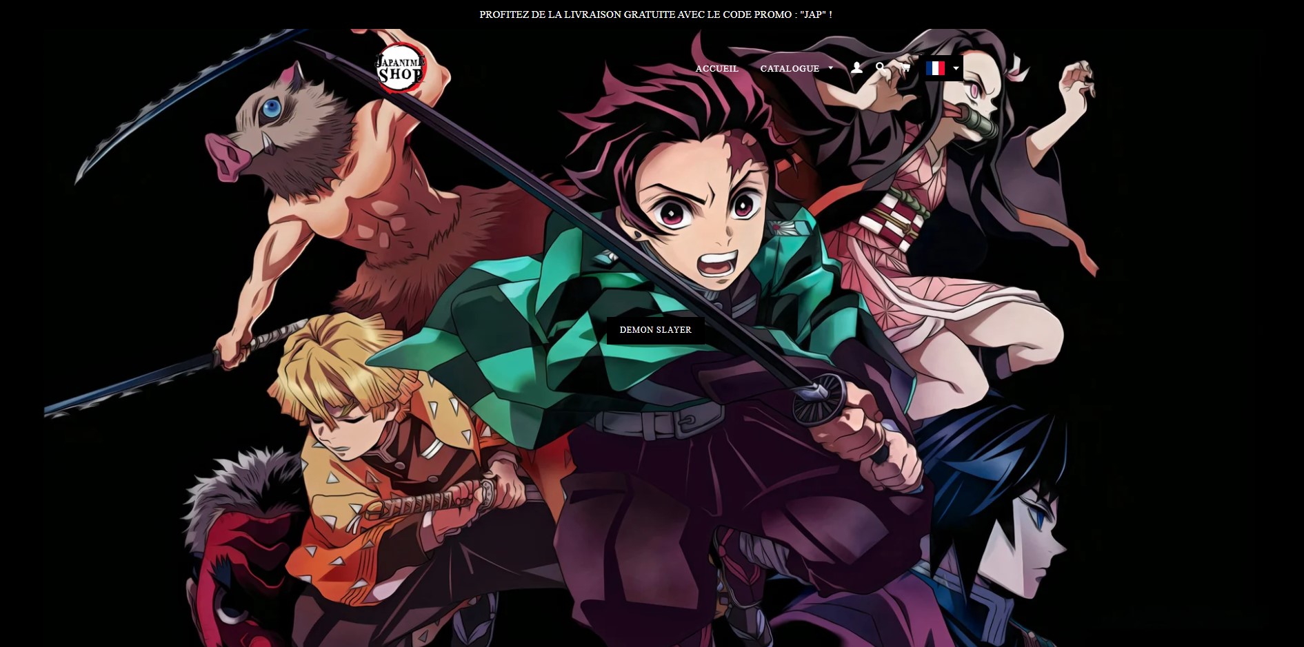 Page d'accueil JAPANIME-SHOP