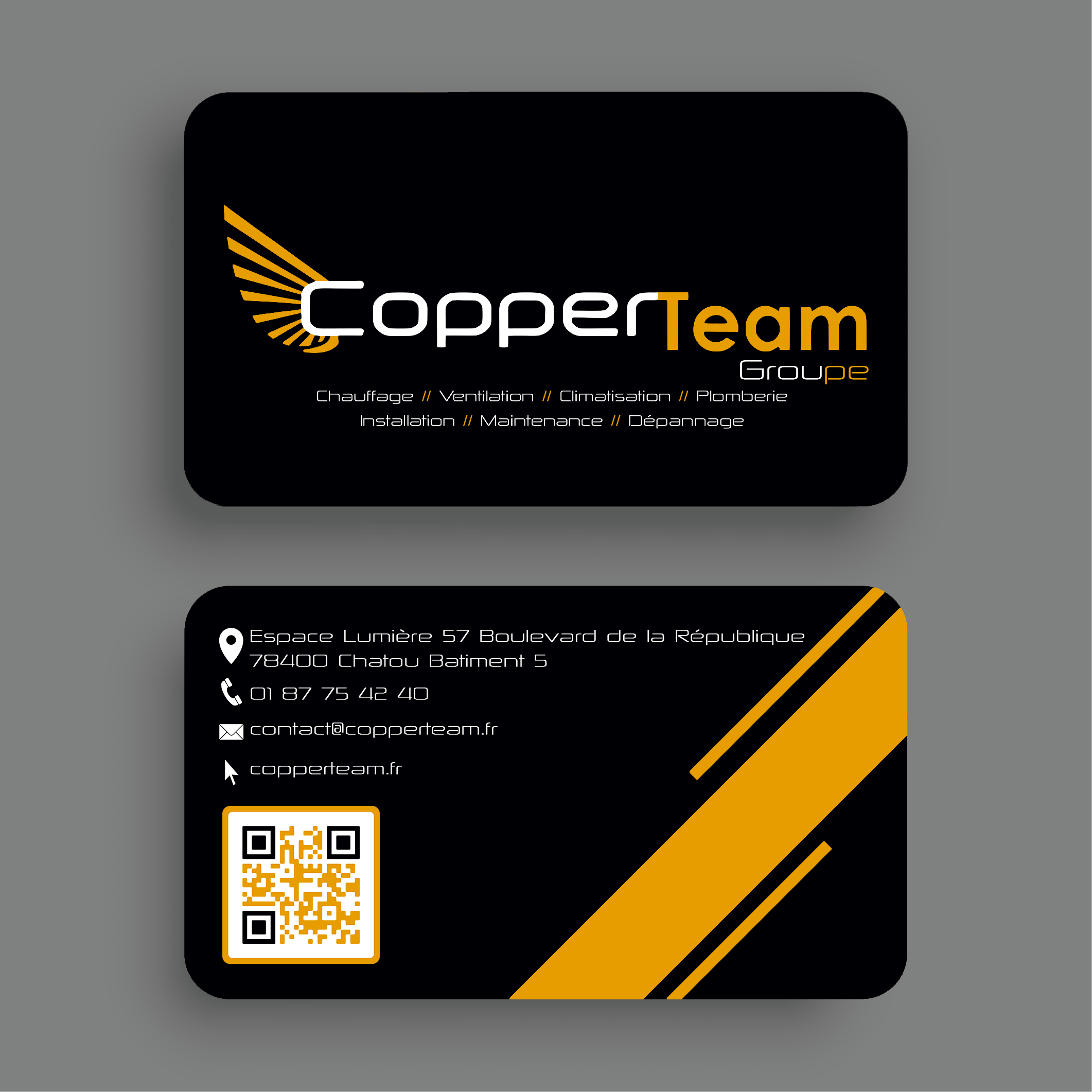 Carte de visite - Groupe CopperTeam