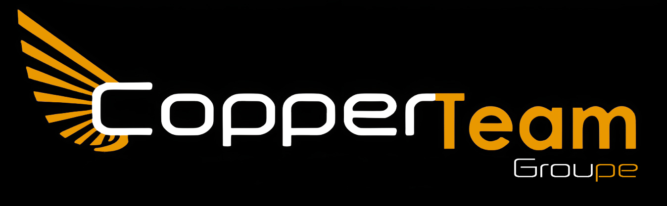 Nouveau Logo Groupe Copperteam - Fond Noir - HD