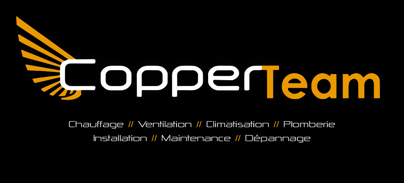 Nouveau logo Copperteam + secteurs d'activités - fond noir - HD